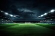 © Mandeep - dramatic view of a football stadium under a stormy sky