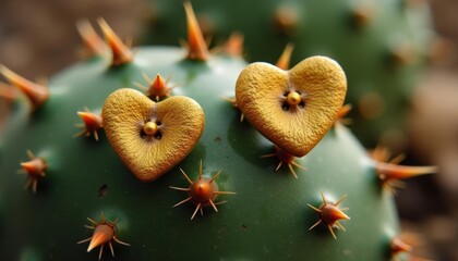 Poster -  Love blooms on the thorniest of cacti