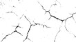 © Towhidul - crack concrete white wall or Cement wall background, a black and white vintage of cracked