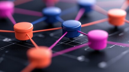 Global Network Connection Abstract Digital Technology Illustration