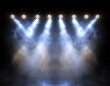 © zhuan - Intense Stage Lighting Effects and Dramatic Smoke Atmosphere in Concert Arena
