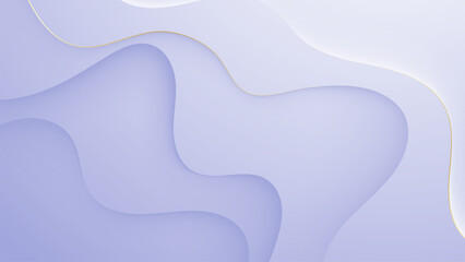 Wall Mural - modern abstract light silver background vector. elegant concept design with golden line.