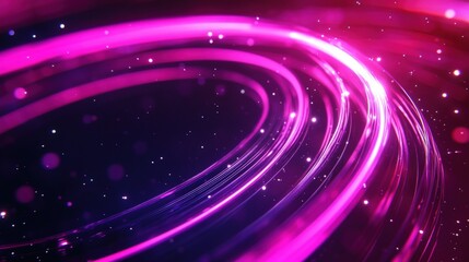 Aufkleber - Dynamic light trails digital space abstract art vibrant environment artistic concept