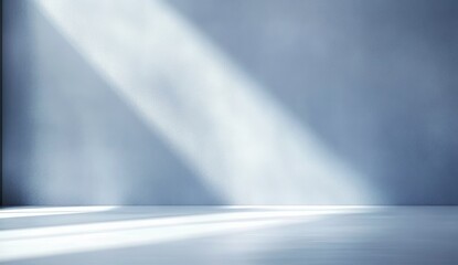 Aufkleber - Light Blue Minimalist Wall Background Smooth Texture Simple Design for Product Presentation