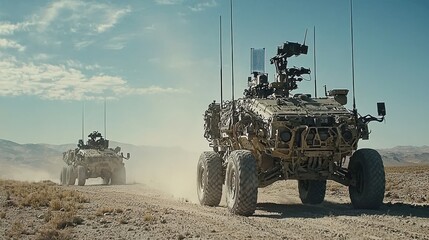 Leinwandbilder - Hightech diy combat drone innovations targeting armored standards in modern warfare scenarios