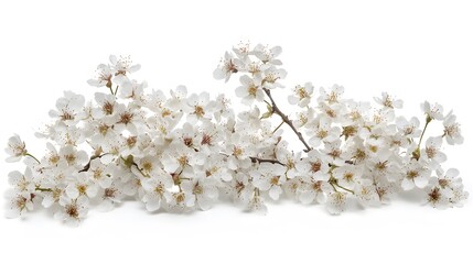 Wall Mural - A large area of cherry blossoms