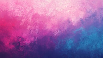 Wall Mural - Abstract pink, magenta, blue, and purple color gradient background with grainy texture effect, perfect for web banners or poster designs