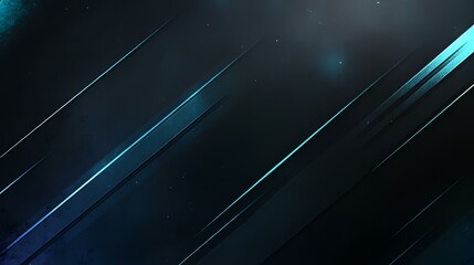 Wall Mural - Dark backdrop with a blue gradient glow, subtle grainy noise texture effect, creating a modern and atmospheric banner design