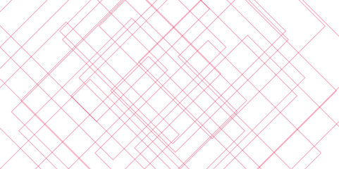 Wall Mural - abstract background red technology geometric squares in bright light. white and red vector blueprint