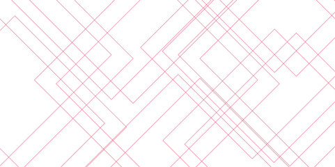 Wall Mural - abstract background red technology geometric squares in bright light. white and red vector blueprint