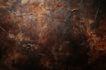 Abstract dark brown cement background, vintage grunge texture