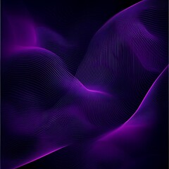 A line art illustration with a modern, luxurious and minimalist design complemented by a futuristic, digital purple background and vibrant