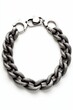 © Murda - Silver chain bracelet, textured links, clasp closure.