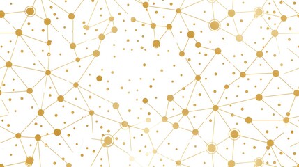 Abstract gold network pattern background.