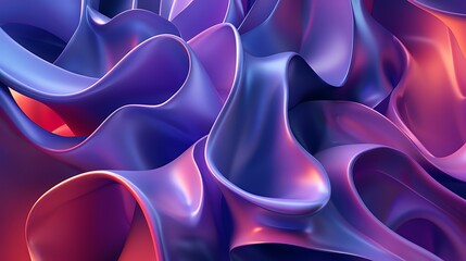 Wall Mural - abstract colorful background with flowing, wavy textures.