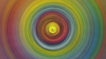 Wall Mural - Abstract blurred background of concentric circles, smooth radial motion blur effect with vibrant colors - dynamic design, sense of energy, rotation, and fluid motion