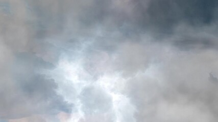 Wall Mural - weather phenomena, severe thunderstorms and lightning strikes