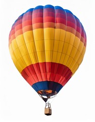 Wall Mural - Hot air balloon on a white background with space for your text.