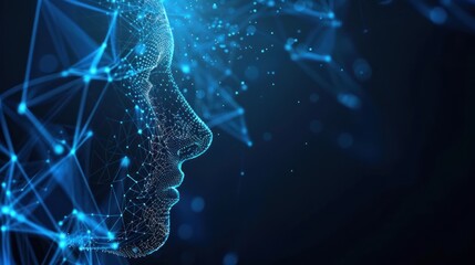 background Artificial intelligence, web technology, with advanced concepts.