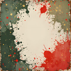 Wall Mural - artistic background with colorful paint splashes for creative projects, digital art of abstract conc
