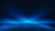 © john - Blue gradient background grainy glowing blue light on dark backdrop noise texture effect