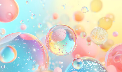 Wall Mural - balloons background