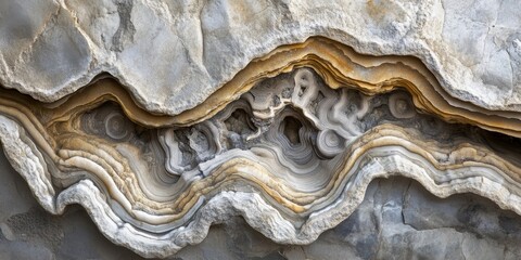 Aufkleber - Stunning stone textures discovered in nature offer a captivating display of beauty and intricate patterns, showcasing the remarkable stone textures that are formed naturally.