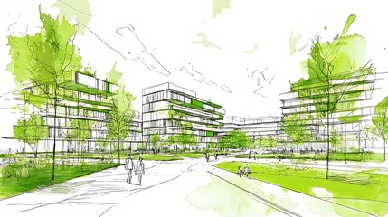 The future of cities lies in sustainable design, fostering harmony with nature.