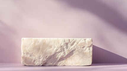 Wall Mural - Stone Podium Pink.