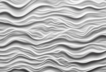 Wall Mural - glossy white porcelain texture with wavy pattern background