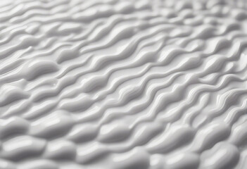 Wall Mural - glossy white porcelain texture with wavy pattern background