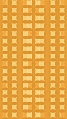 Geometric wafer pattern in vector illustration with realistic waffle texture, perfect for food backgrounds or packaging design, texture