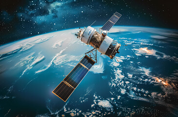 Wall Mural - satellite in space