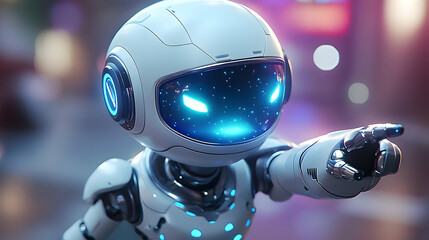 robot points future: ai innovation, technology advances