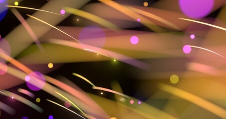 Poster - light wave background, 3d Rendering, Abstract Background