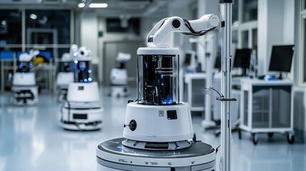 Poster - Diverse applications of innovative robots in modern laboratories a showcase of futuristic automation technology