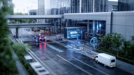 Aufkleber - Innovative testing facilities for autonomous vehicles in urban environments a futuristic viewpoint on digital infrastructure