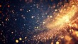 © Penatic Studio - Golden Lights Sparkle in Dark Background