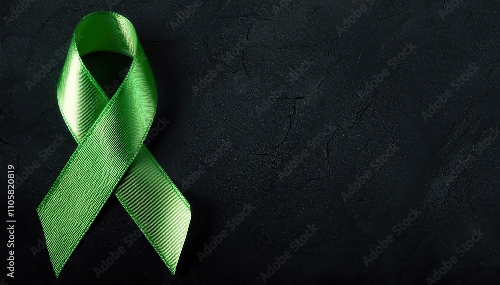 Green Ribbon Symbolism. Raising Awareness for Mental Health ...
