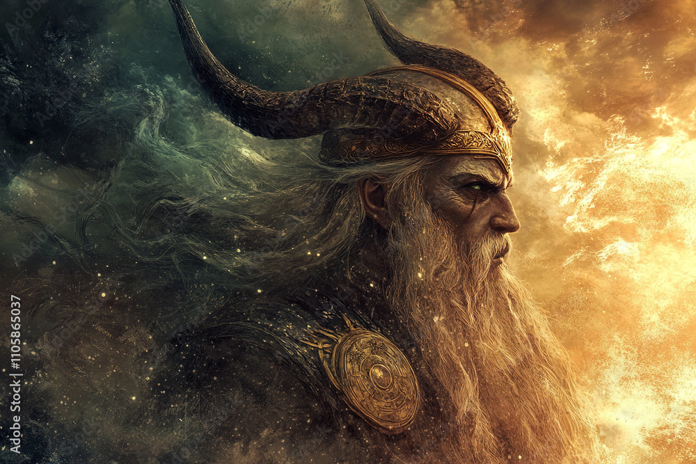 Loki god in norse mythology Stock Illustration | Adobe Stock