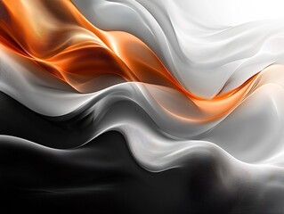 Wall Mural - minimalist gradient wave design with curved lines for sophisticated background