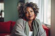 © CojanAI - Portrait of a middle aged body positive senior African American woman