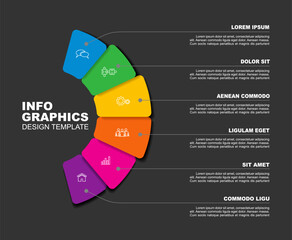 Infographic design template with place for your data. Vector illustration.