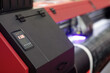 © gen_A - control panel of large format UV roll printer