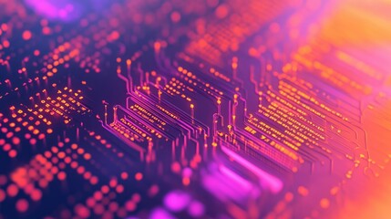 Binary code abstract pattern