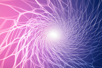 Wall Mural - abstract purple spider web background for halloween theme
