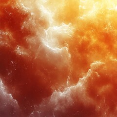 Wall Mural - orange white gradient background, grainy texture smooth color gradient noise texture, copy space
