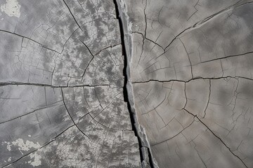 Wall Mural - Rustic Grey Weathered Stone Surface with Cracked Patina Ideal for Home Decor