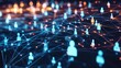 © rose id - Global Network Connections: A Visual Representation of Interconnectivity
