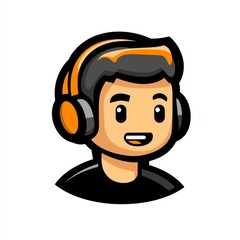 Poster - operator logo vector illustration chat design